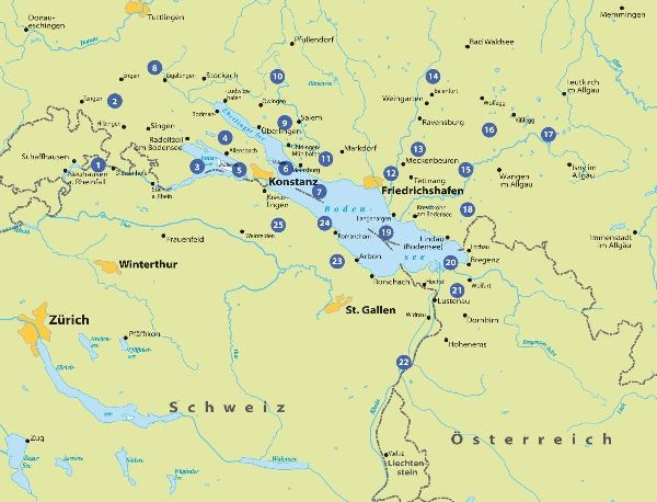 BVA Die 25 schönsten E-Bike Touren am Bodensee