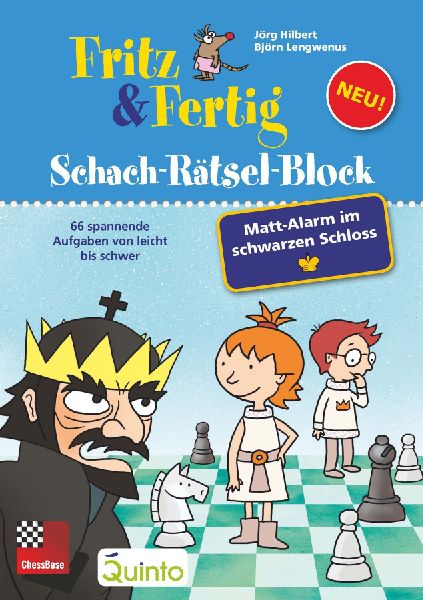 Fritz&Fertig Schach-Rätselblock: Mattalarm im schwarzen S...