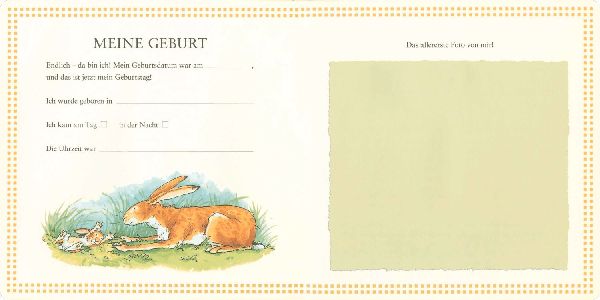 Weißt du eigentlich, wie lieb ich dich hab? Mein Baby-Album