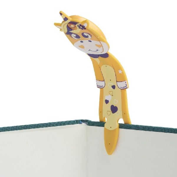 Flexilight Pals Leselicht (Einhorn) - gelb - 2 in 1 Leselampe & Lesezeichen - LED Leselicht - Geschenk für Leser, Buchliebhaber - Deutsche Ausgabe