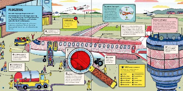 Faszination Technik - Technikbuch für Kinder ab 7 Jahren, mit magischer Lupe