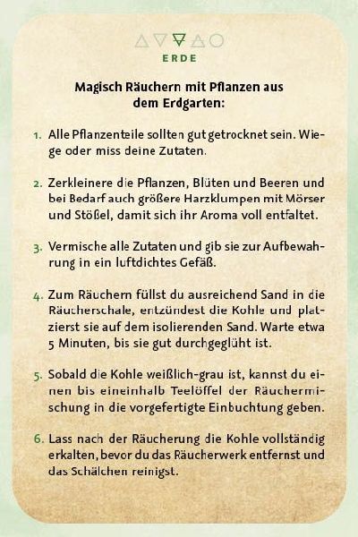 Kartenset: Magie im Hexengarten - 64 Karten zum Gärtnern mit grüner Magie