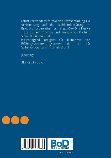 Sachkunde im Bewachungsgewerbe nach § 34a GewO