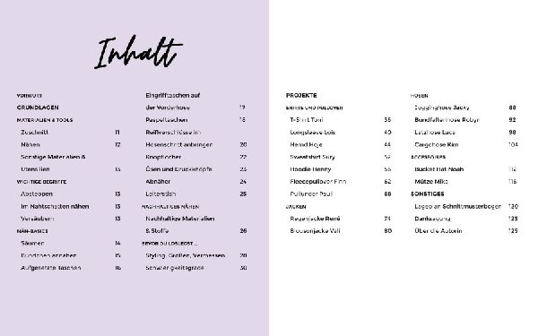 Unisex-Kleidung nähen