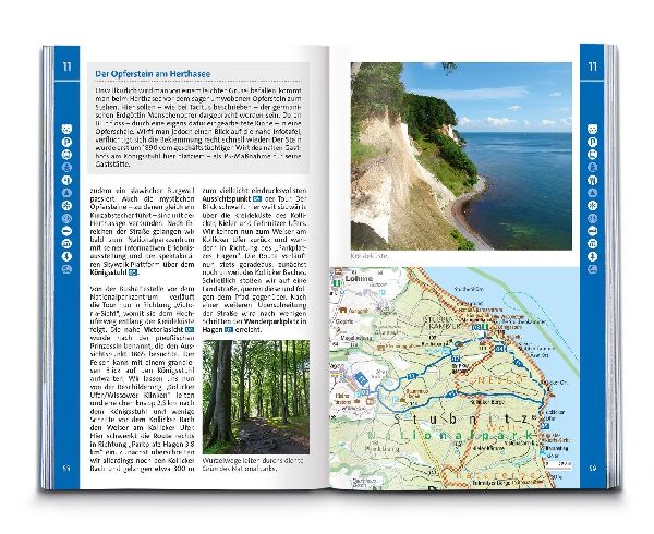 KOMPASS Wanderführer Rügen, mit Hiddensee und Fischland-Darß-Zingst, 55 Touren mit Extra-Tourenkarte