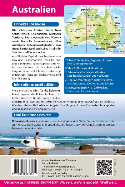 Reise Know-How Reiseführer Australien Osten und Zentrum