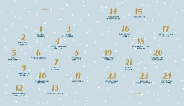 24 Plätzchen bis Weihnachten