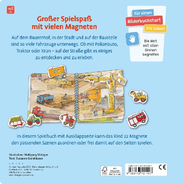 Mein großes Magnetbuch - Wer fährt wohin?