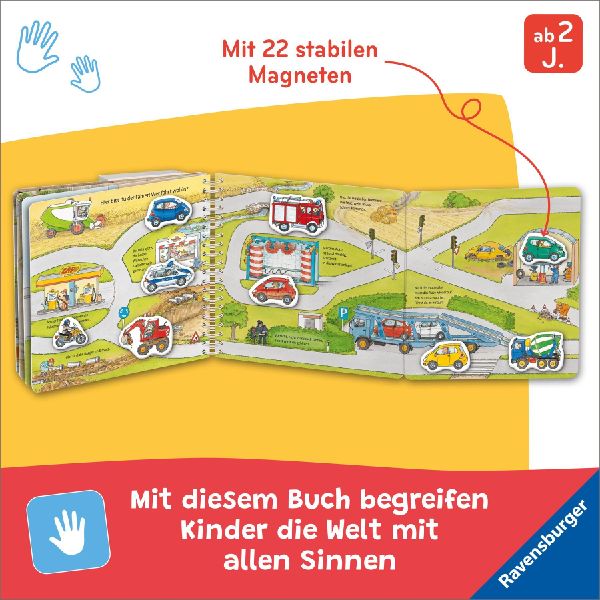Mein großes Magnetbuch - Wer fährt wohin?
