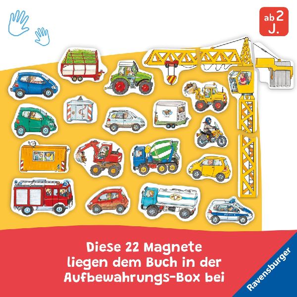 Mein großes Magnetbuch - Wer fährt wohin?