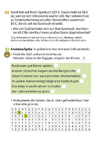 Textaufgaben 3. Klasse
