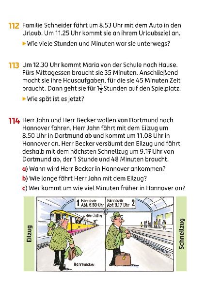 Textaufgaben 3. Klasse