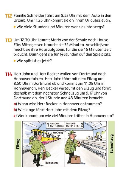 Textaufgaben 3. Klasse