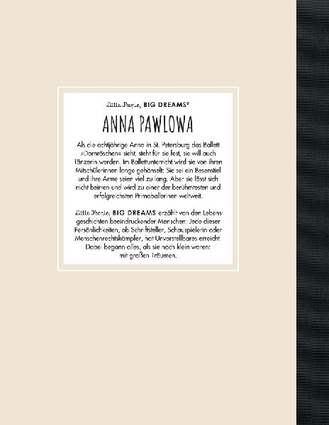 Anna Pawlowa - Little People, BIG DREAMS (Deutsche Ausgabe)