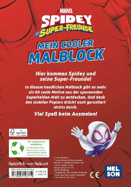 MARVEL Spidey und seine Super-Freunde: Mein cooler Malblock