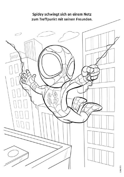 MARVEL Spidey und seine Super-Freunde: Mein cooler Malblock