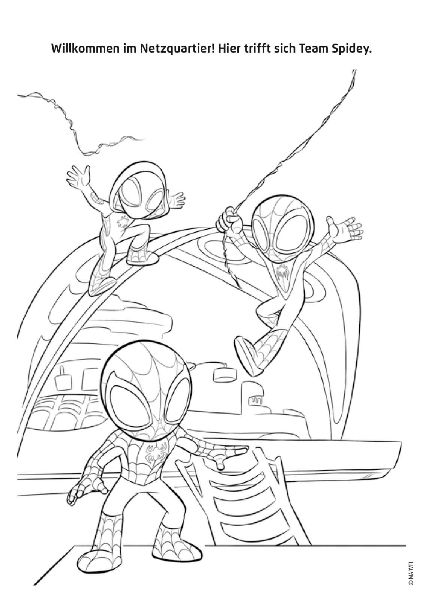 MARVEL Spidey und seine Super-Freunde: Mein cooler Malblock
