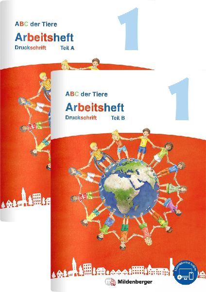 ABC der Tiere 1 Neubearbeitung - Arbeitsheft Druckschrift, Tei...