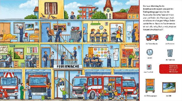Suche und finde! Sound-Wimmelbuch - Feuerwehr