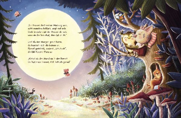 Eule Elli und die Sache mit dem Mond
