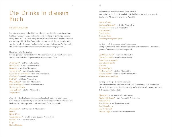 Cocktails ohne Alkohol