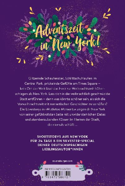 Mistletoe Moments. Ein Adventskalender. Lovestorys für 24 Tage plus Silvester-Special