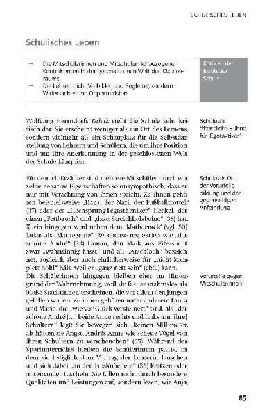 Lektürehilfen Wolfgang Herrndorf "Tschick"