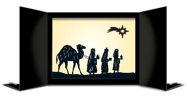 Die Heiligen Drei Könige. Eine Geschichte für unser Schattentheater