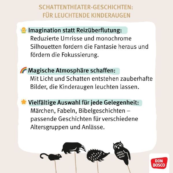 Die Heiligen Drei Könige. Eine Geschichte für unser Schattentheater