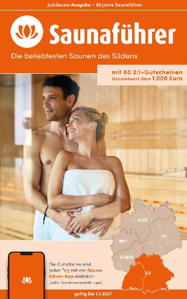 Süden Saunaführer - Die 60 beliebtesten Saunen für den Süd...