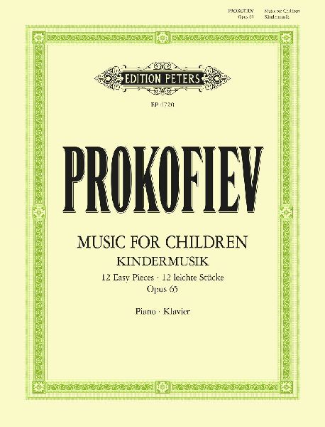 Music for Children: 12 easy pieces for Piano (1935) für Klavi...