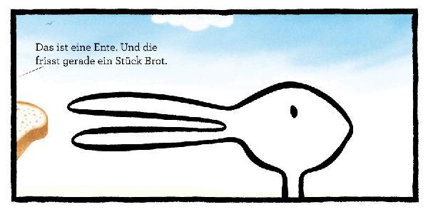 Ente oder Hase? Was siehst du hier?