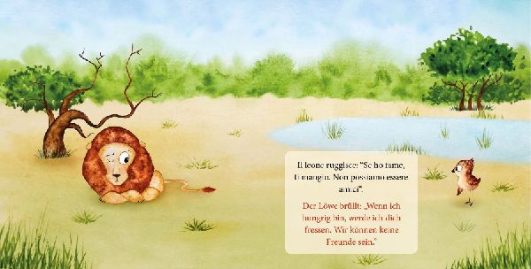 Flieg, kleiner Vogel. - Vola, uccellino.