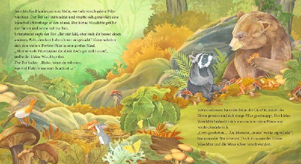 Der kleine Waschbär findet neue Freunde - ein Bilderbuch für Kinder ab 2 Jahren