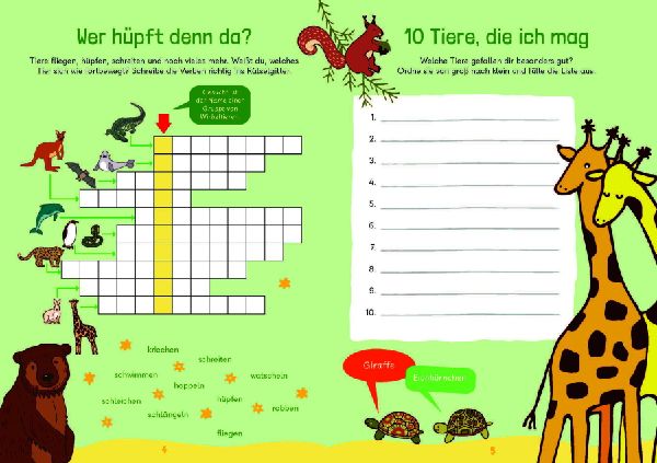 Mein megacooles Rätselbuch - Lesen | Schreiben | Spaß mit Wörtern - ab 8 Jahren - Band 1