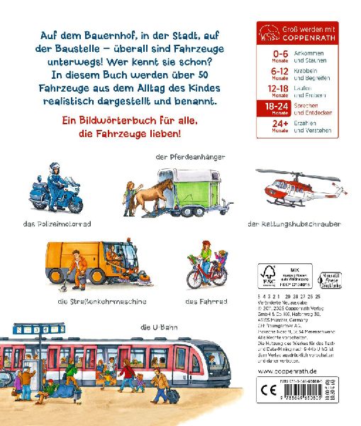Löschen, baggern, pflügen: Mein Fahrzeuge-Wörterbuch