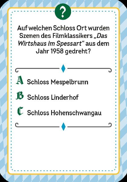 Wer hätte das gedacht?! Das Unnützes-Wissen-Quiz Weiß-Blau