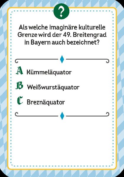 Wer hätte das gedacht?! Das Unnützes-Wissen-Quiz Weiß-Blau