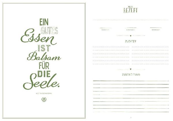 Meine liebsten Rezepte - Einschreibbuch (Kirschen)