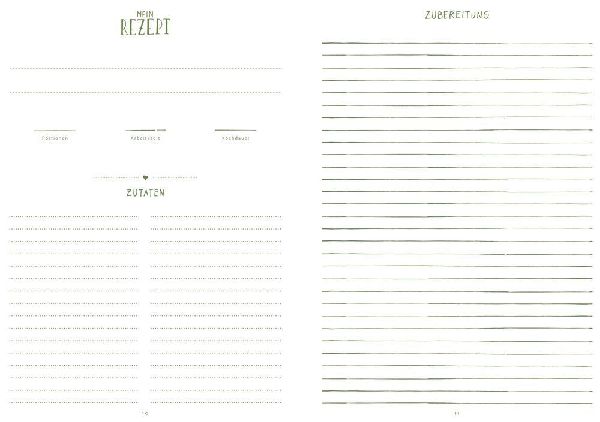 Meine liebsten Rezepte - Einschreibbuch (Kirschen)