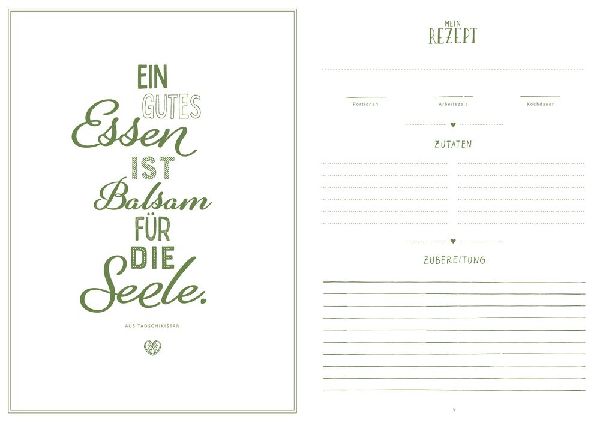 Meine liebsten Rezepte - Einschreibbuch (Kirschen)