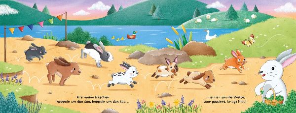 Alle meine Häschen hoppeln um den See
