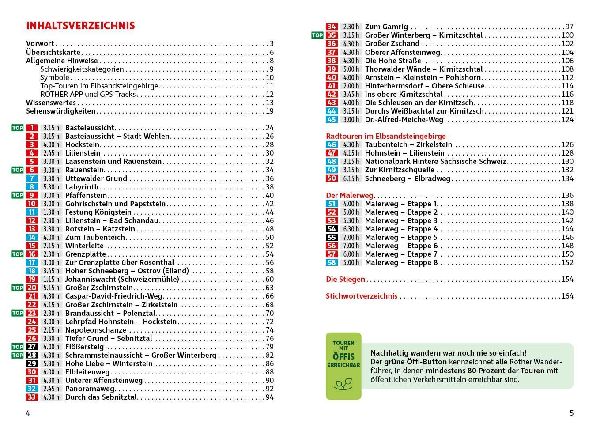 ROTHER Wanderführer Elbsandsteingebirge. 58 Touren in der Sächsischen Schweiz - mit Malerweg und Stiegen