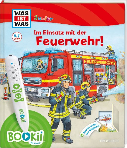 BOOKii® WAS IST WAS Junior Im Einsatz mit der Feuerwehr!