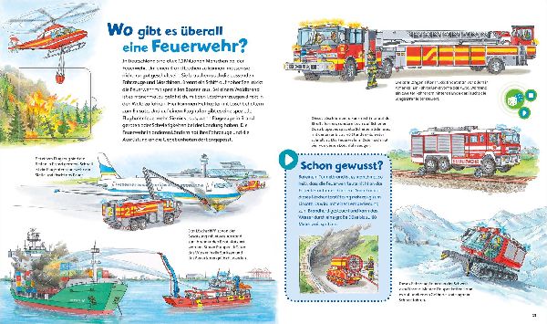 BOOKii® WAS IST WAS Junior Im Einsatz mit der Feuerwehr!