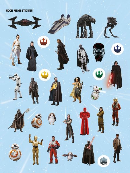 Star Wars: 1001 Sticker - Stickern - Rätseln - Ausmalen