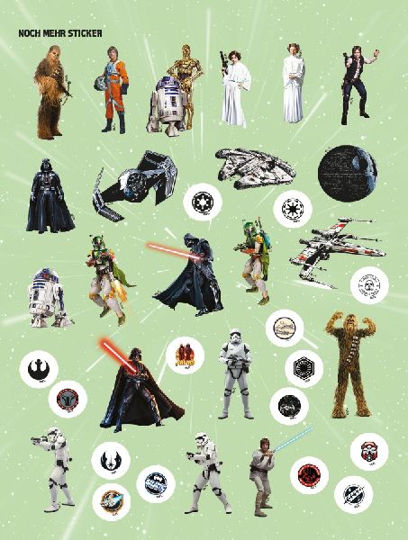 Star Wars: 1001 Sticker - Stickern - Rätseln - Ausmalen