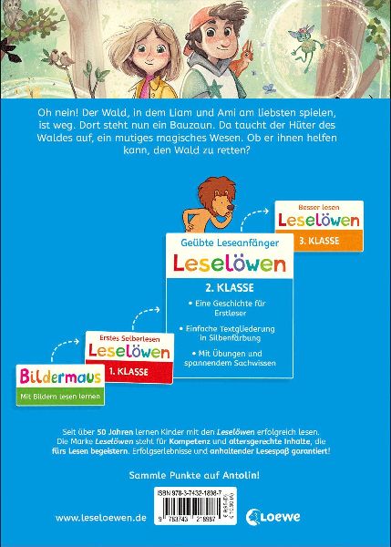 Leselöwen 2. Klasse - Zwei Freunde und der Hüter des Waldes