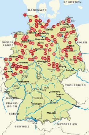 Die 111 schönsten Radtouren in Deutschlands Norden, E-Bike geeignet, kostenloser GPX-Tracks-Download aller 111 Radtouren