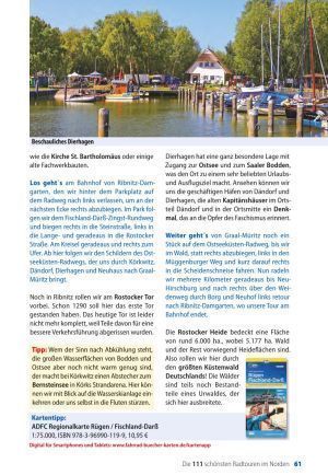 Die 111 schönsten Radtouren in Deutschlands Norden, E-Bike geeignet, kostenloser GPX-Tracks-Download aller 111 Radtouren